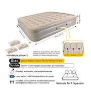 ECOTREK Inflatable Air Mattress 40cm High with Built-in Pump – Luxury Camping & Guest Air Bed (Single / Queen / King)LX9054 by ECOTREK