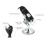 1600X USB Digital Microscope Camera Magnifier by NZ Diver