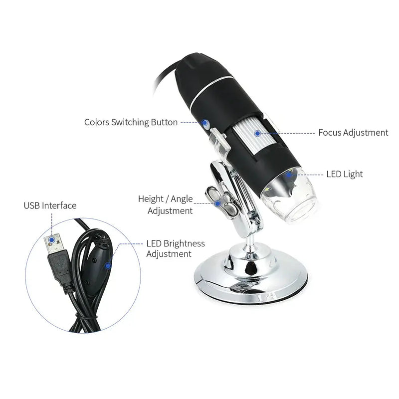 1600X USB Digital Microscope Camera Magnifier by NZ Diver