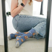 Save the Highland Cow Bamboo Socks by Barekind NZ