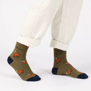 Barekind NZ Socks Save the Green Highland Cow Bamboo Socks Save the Green Highland Cow Bamboo Socks