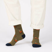 Barekind NZ Socks Save the Green Highland Cow Bamboo Socks Save the Green Highland Cow Bamboo Socks