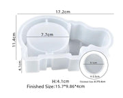 Money Box Money Bank Epoxy Silicone Casting Moulds for Money Storage with Lids by Resin Art NZ