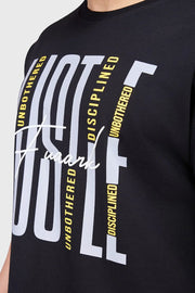 Hustle Oversized T-shirt Black by Fuaark Nz