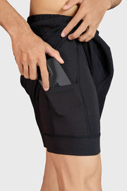 Hyper 5" Running Shorts Black by Fuaark Nz