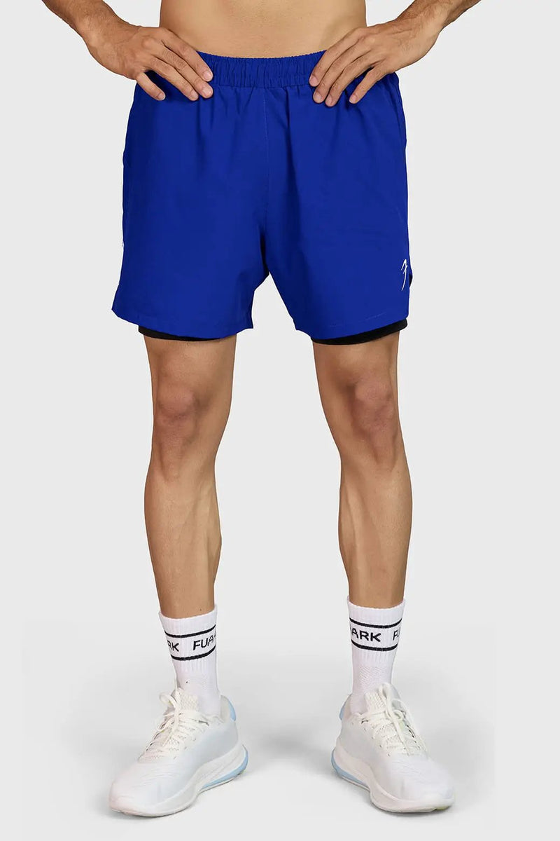 Hyper 5" Running Shorts Blue by Fuaark Nz