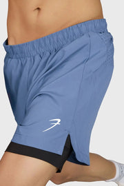 Hyper 5" Running Shorts Light Grey by Fuaark Nz