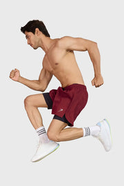 Hyper 5" Running Shorts Maroon by Fuaark Nz