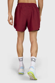 Hyper 5" Running Shorts Maroon by Fuaark Nz