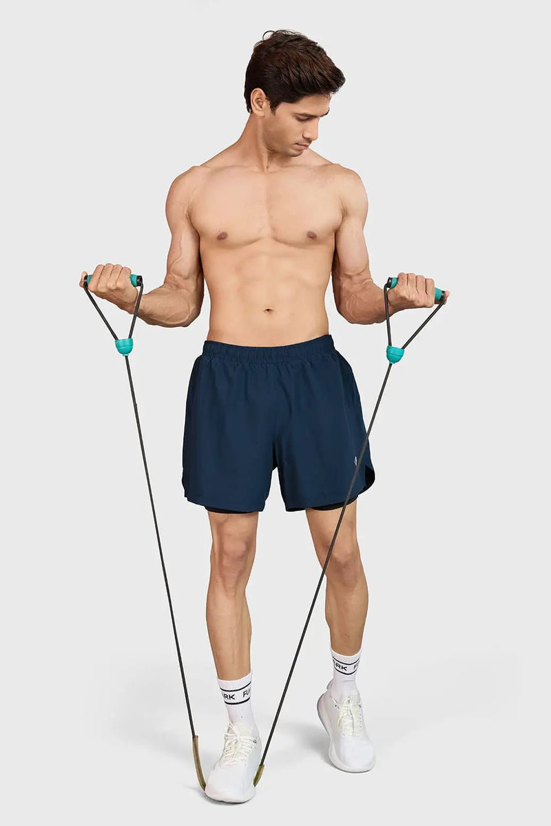 Hyper 5" Running Shorts Navy by Fuaark Nz