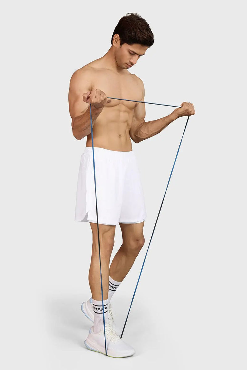 Hyper 5" Running Short White by Fuaark Nz