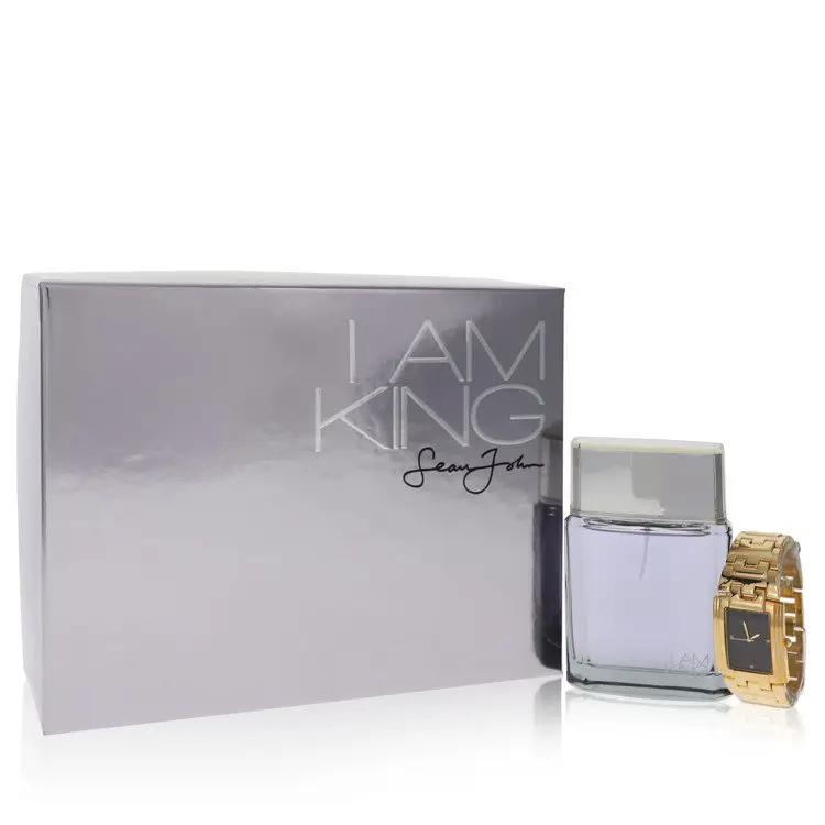 I Am King Gift Set - 3.4 oz Eau De Toilette Spray + Watch by Sean John -- by Brands HD