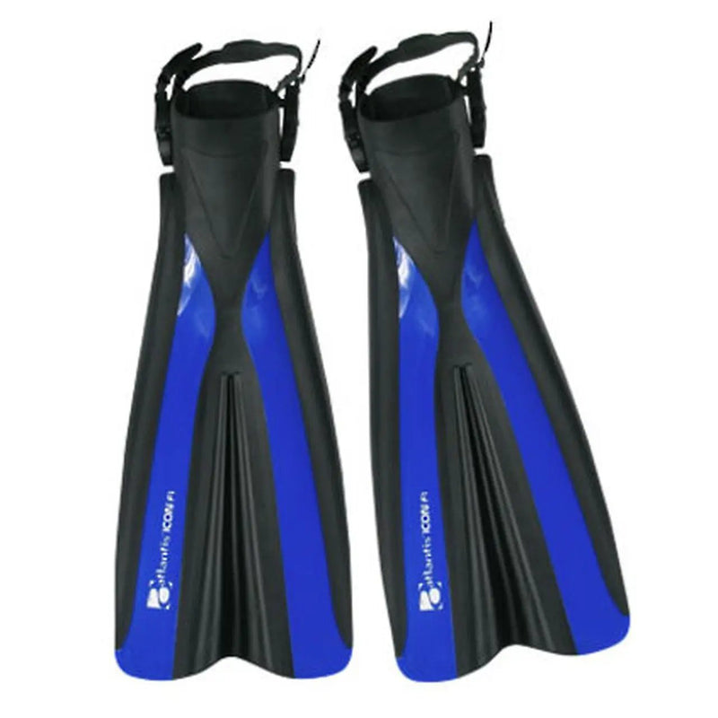 Atlantis Economy Dive Fins - Blue by NZ Diver