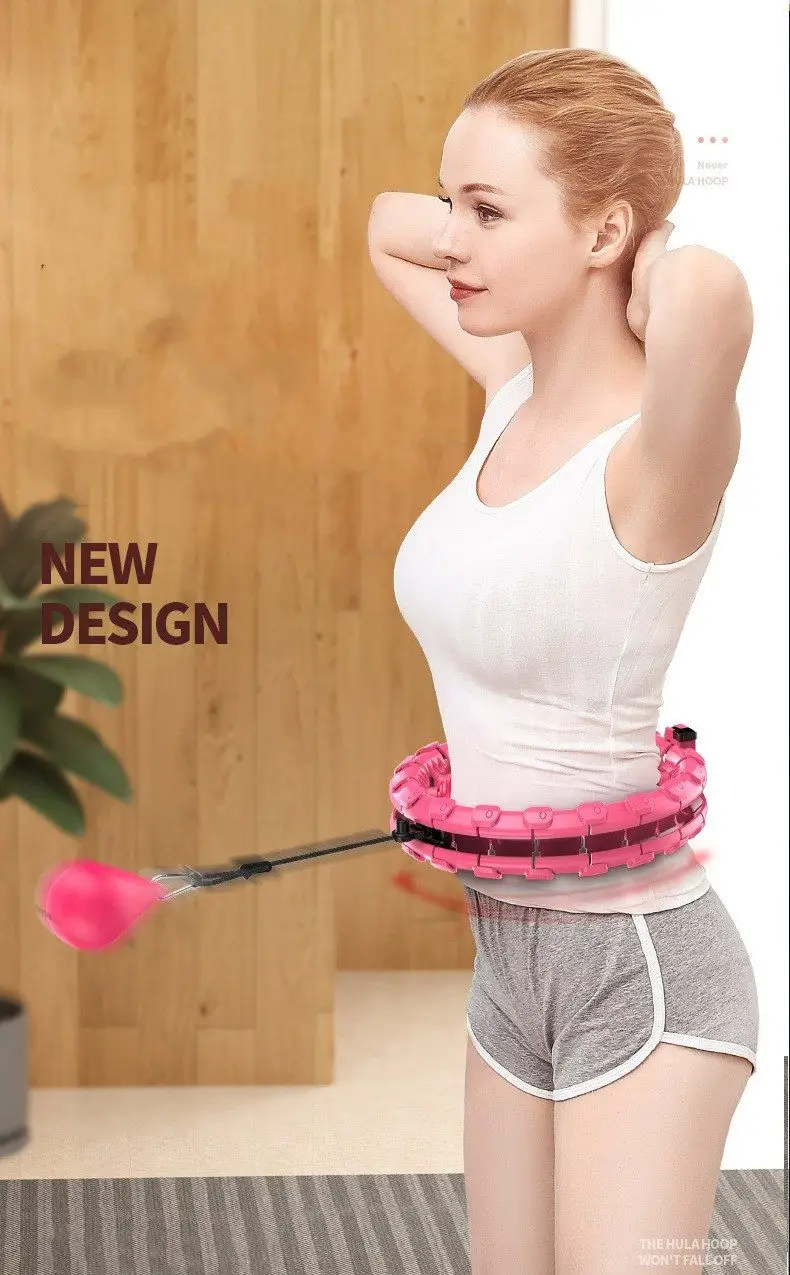 Smart Hula Hoop Detachable Exerciser Fitness Lose Weight Belly Fat Burning by salelink.co.nz