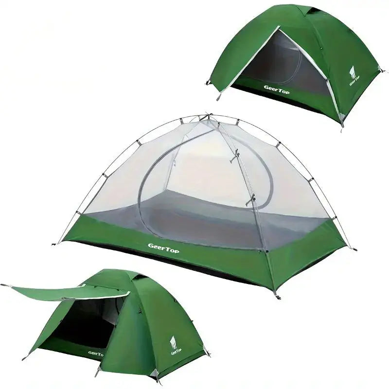 Ultralight 2-Person Waterproof Camping Tent - Double Layer Backpacking Tent with Vestibules by Mead's Supply & Equipment Outfitters limited