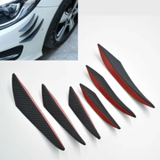 6Pcs Car Front Bumper Lip Splitter Fins Body Spoiler Canards Refit by salelink.co.nz