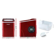SportZone.co.nz Appliances > Kitchen Appliances > Ice Makers Devanti 12kg Ice Maker Machine Red Devanti 12kg Ice Maker Machine Red