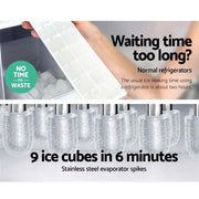 SportZone.co.nz Appliances > Kitchen Appliances > Ice Makers Devanti 12kg Ice Maker Machine Red Devanti 12kg Ice Maker Machine Red