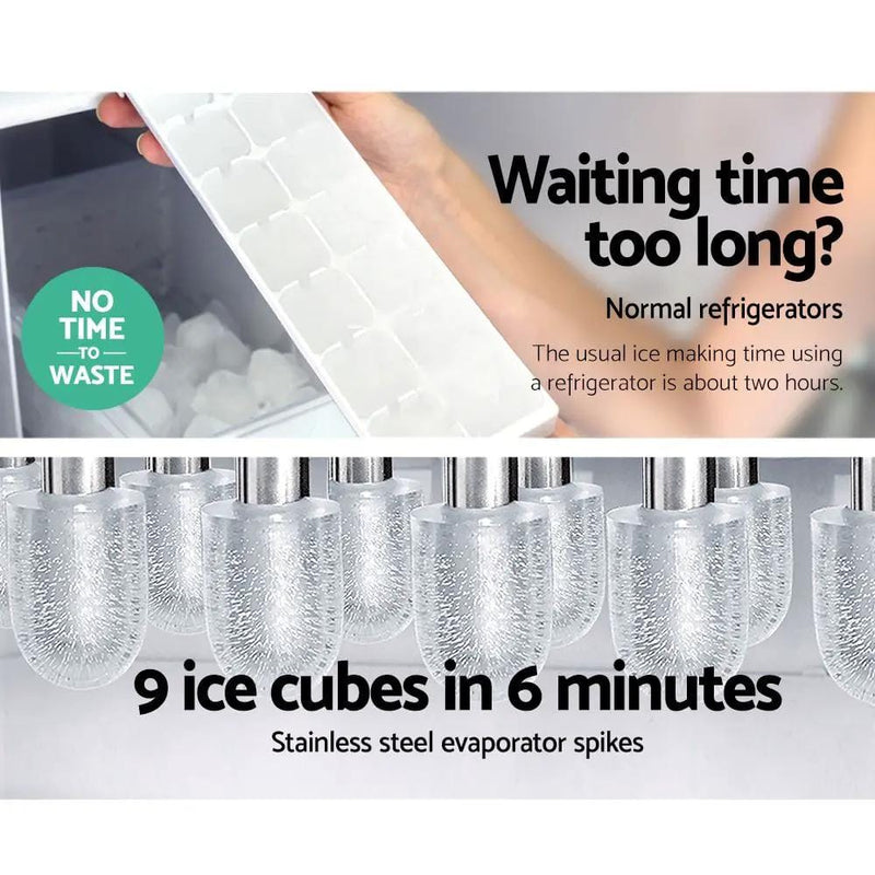 SportZone.co.nz Appliances > Kitchen Appliances > Ice Makers Devanti 12kg Ice Maker Machine Red Devanti 12kg Ice Maker Machine Red
