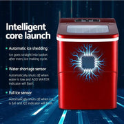 SportZone.co.nz Appliances > Kitchen Appliances > Ice Makers Devanti 12kg Ice Maker Machine Red Devanti 12kg Ice Maker Machine Red