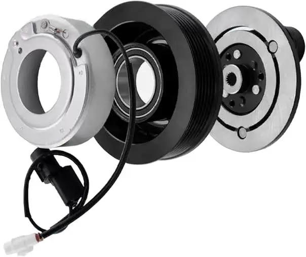 AC Compressor Clutch Pulley for MITSUBISHI GALANT OUTLANDER MR216055 MR958872 MR958135 MR568467 7813A036 7813A314 AKC006A225C by JBH AUTO PARTS