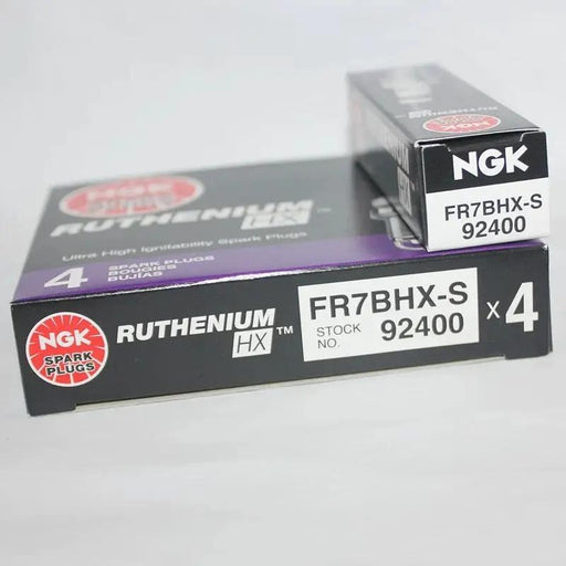 2.0T NGK FR7BHX-S RUTHENIUM HX HIGH IGNITABILITY SPARK PLUG NGK FR7BHX-S 92400 FOR VW GOLF MK5 GTI MK6 GTI AUDI A3 EA113 EA888 2.0T FSI TFSI TSI 06H905601A 06H905611 101905611 by JBH AUTO PARTS