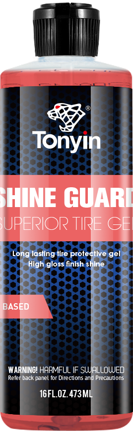 TONYIN SHINE GUARD SUPERIOR HIGH GLOSS TYRE GEL 500ML (WATER BASED) by Racing Pro NZ Ltd