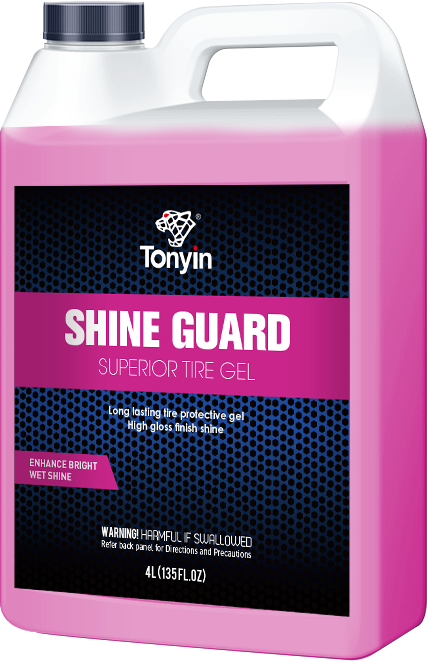TONYIN SHINE GUARD SUPERIOR TIRE GEL HIGH GLOSS TYRE GEL 4L (SOLVENT BASED) by Racing Pro NZ Ltd