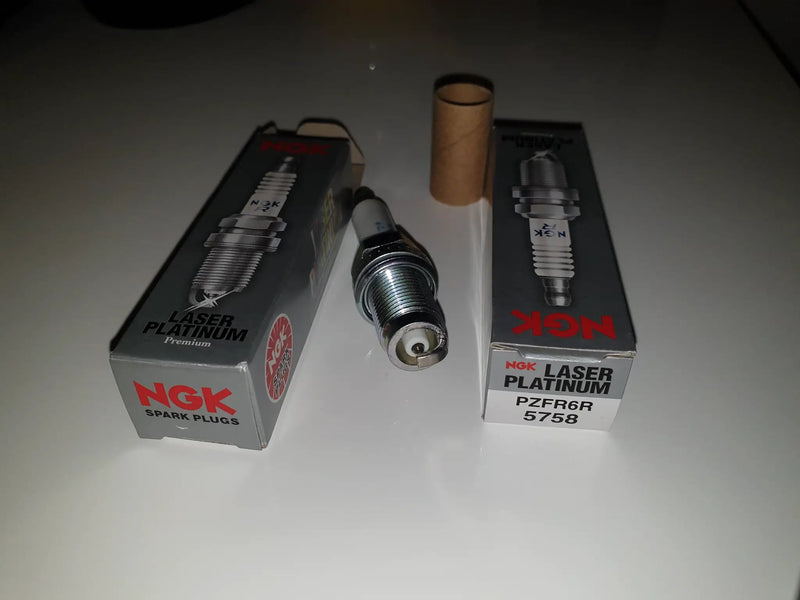NGK Platinum Spark Plug 5758 - PZFR6R by JBH AUTO PARTS