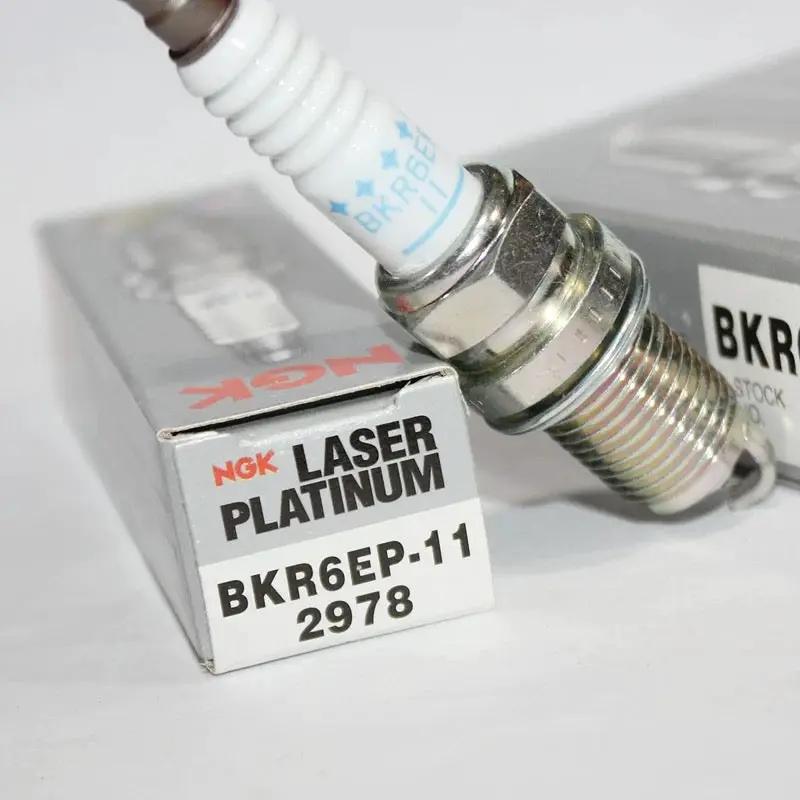 NGK Platinum Spark Plug - BKR6EP-11 #2978 by JBH AUTO PARTS