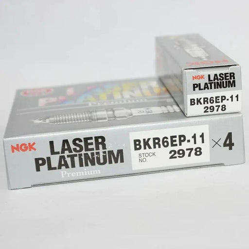 NGK Platinum Spark Plug - BKR6EP-11 #2978 by JBH AUTO PARTS