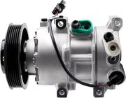 DVE12 AC Compressor for Hyundai Accent Kia Rio 2011-2017 977011R100 977011W600 97701-1R100 97701-1W600 by JBH AUTO PARTS