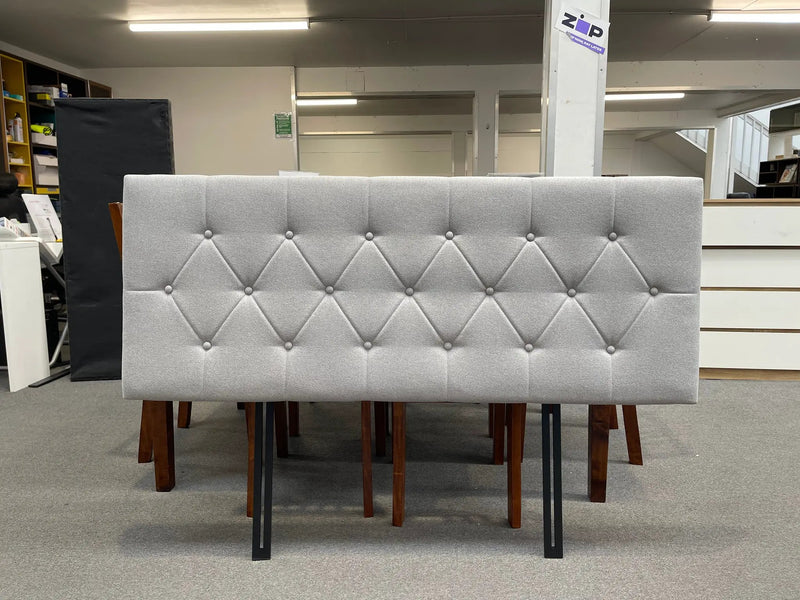 Fenland Headboard Light Grey King Size by sue-e furniture