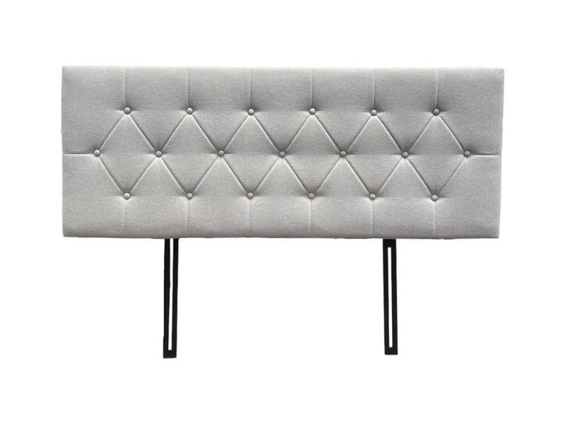 Fenland Headboard Light Grey King Size by sue-e furniture