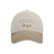 Light Khaki Panda Baseball Cap by URBA VISTA