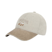 Light Khaki Panda Baseball Cap by URBA VISTA