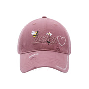 Honey Pink Baseball Cap by URBA VISTA