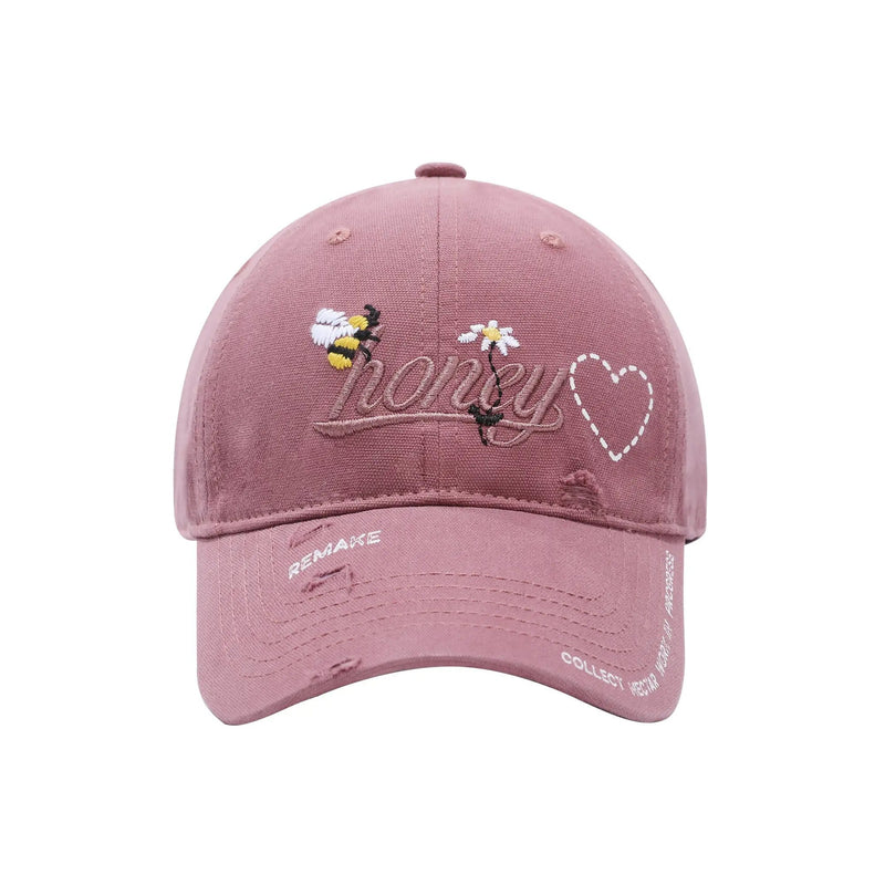 Honey Pink Baseball Cap by URBA VISTA