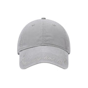 Light Grey Minimal Baseball Cap by URBA VISTA