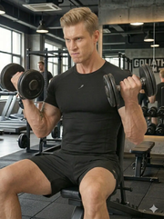Power Seamless T-shirt Black by Fuaark Nz