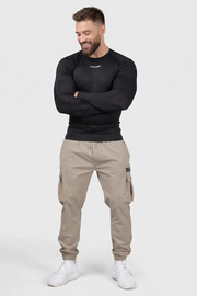 Compression 2.0 Full Sleeves T-shirt Black by Fuaark Nz