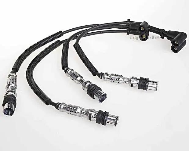 4Pc 8Mm Ignition Kit for Golf Yedi 1.2T Pressure Damping Ignition Line Cable 03F905409C by JBH AUTO PARTS