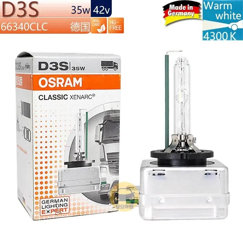 Osram Xenarc Original D3S 66340CLC 12V 35W 4300K Car Base PK32d-5 HID Xenon Headlight Globe by JBH AUTO PARTS