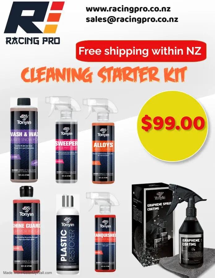 Cleaning Starter Kit by Racing Pro NZ Ltd
