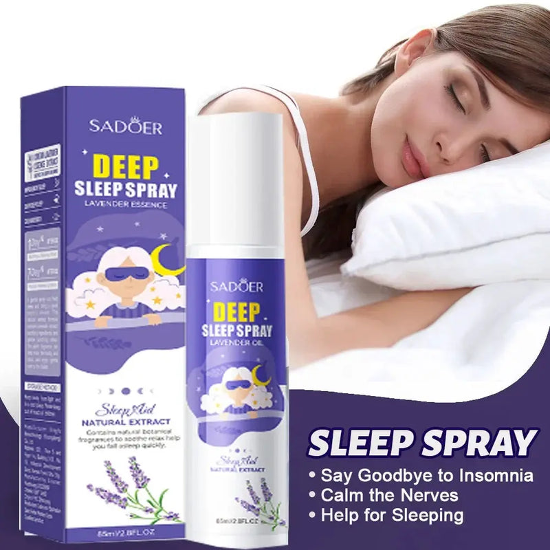 Poppy Gifts Gift Sadoer Deep Sleep Lavender Pillow Spray 85ml For Calming Sleep Enhancer Sadoer Deep Sleep Lavender Pillow Spray 85ml