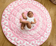 PELE PELE playmat Aaliyah Candy Pink Velvet Playmat 130cm Diameter With Candy Pin Aaliyah Candy Pink Velvet Playmat 130cm Diameter