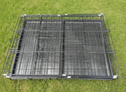 Pet Cage - 70CM Wide Collapsible Metal Pet Cage BLACK by dealonline.co.nz