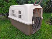 PP 60 X-Large Airline Travel Cage/Carrier/Crate 99cm Wheeled Air NZ with Bowl by dealonline.co.nz