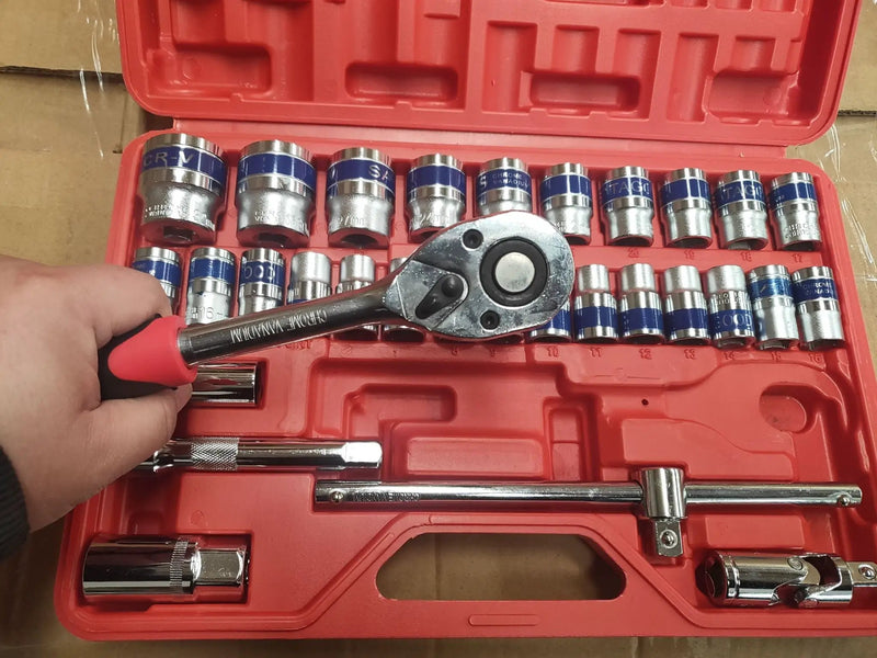 32Pcs 1/2" Socket Wrench Set by dealonline.co.nz