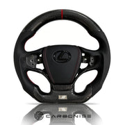 Lexus Carbon Fiber Steering Wheel (Carbon Fiber+Perforated Leather) by CARBONISE